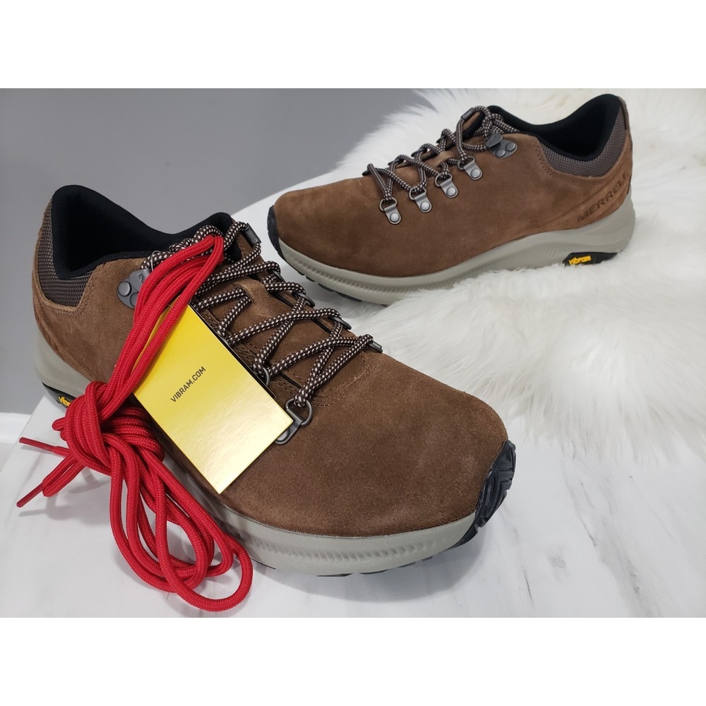 NEW NO BOX SIZE 10.5 Men Merrell Ontario Suede Sneakers HIking Shoe J16543 Brown
